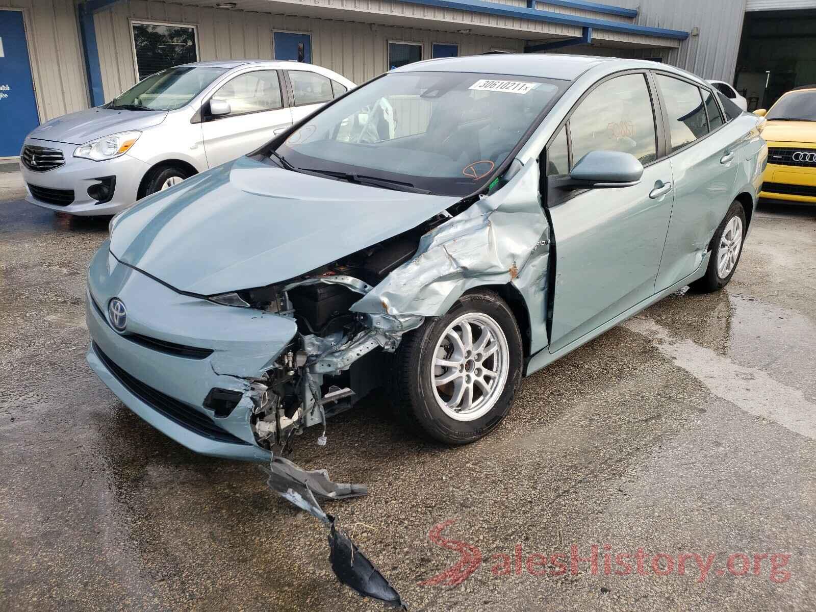 JTDKBRFU6H3029319 2017 TOYOTA PRIUS