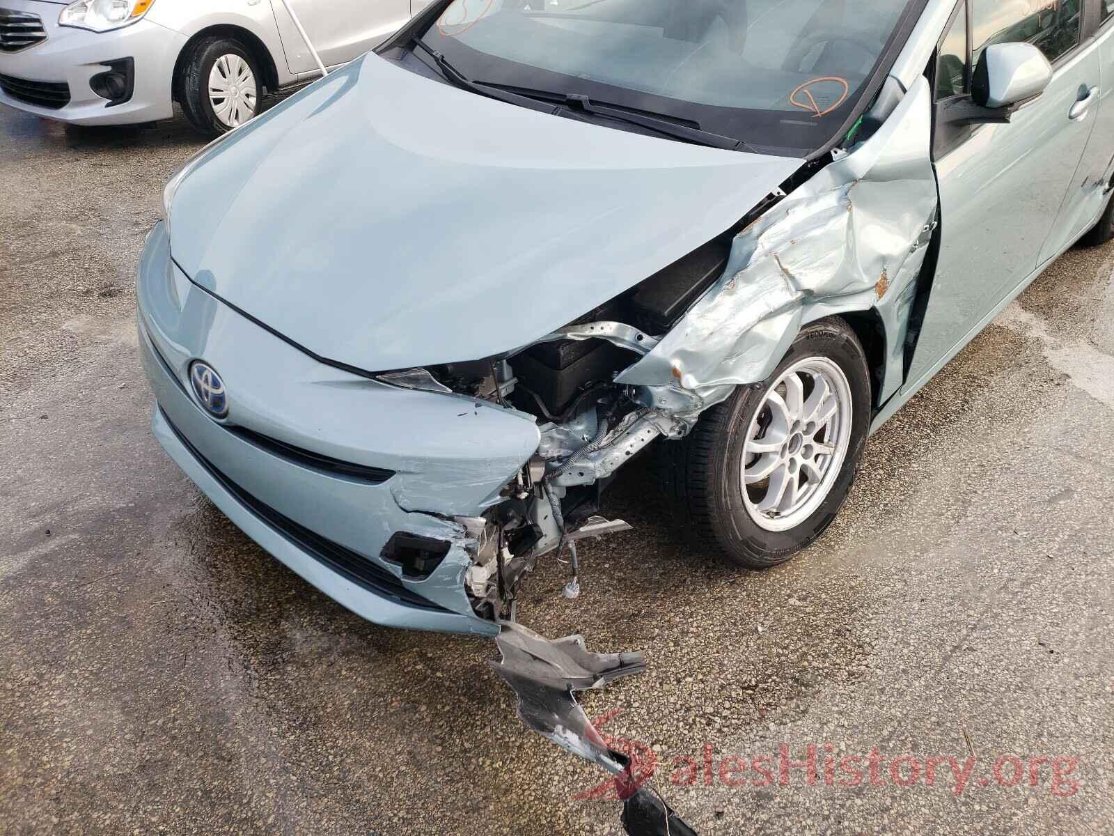 JTDKBRFU6H3029319 2017 TOYOTA PRIUS