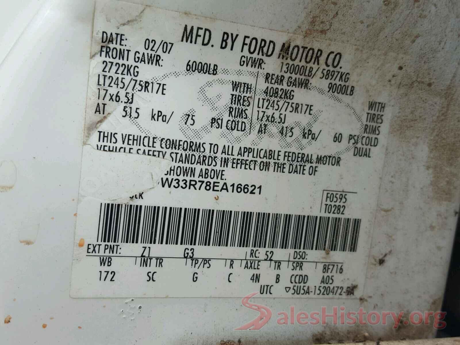 1N6AF0KY5HN812279 2008 FORD F350