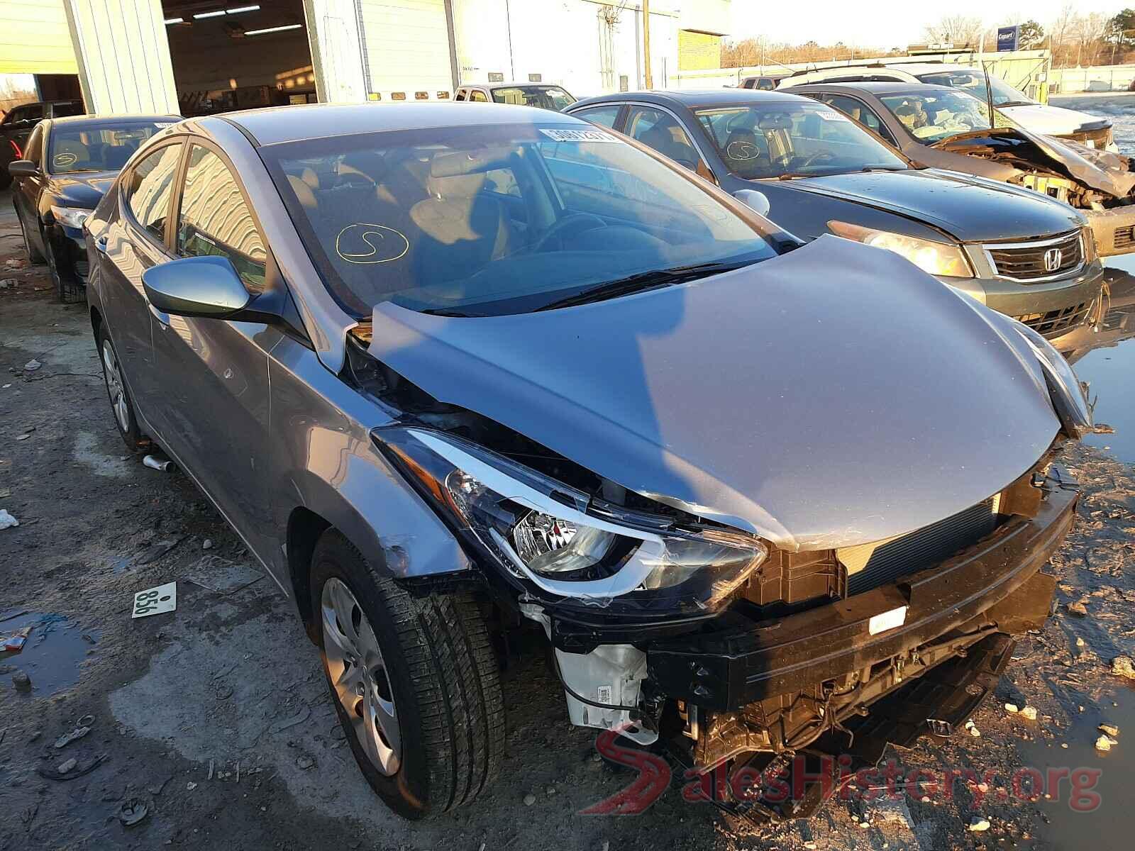 3KPFK4A78JE193210 2016 HYUNDAI ELANTRA