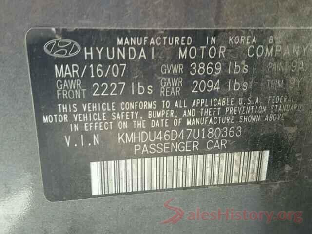 KM8J2CA48KU000742 2007 HYUNDAI ELANTRA