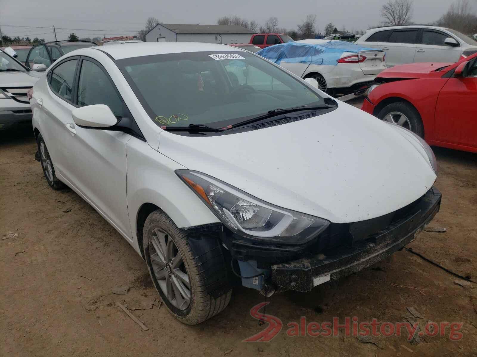 5NPDH4AE4GH768878 2016 HYUNDAI ELANTRA