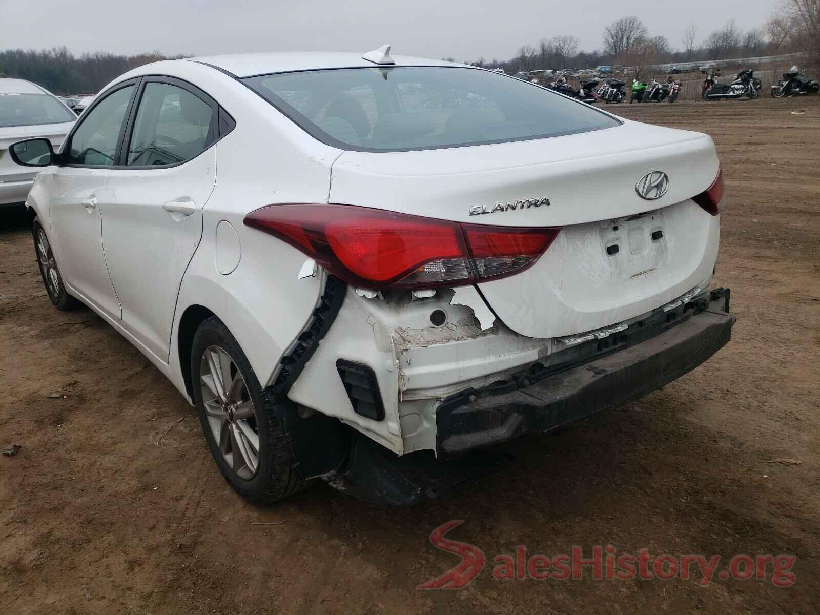 5NPDH4AE4GH768878 2016 HYUNDAI ELANTRA