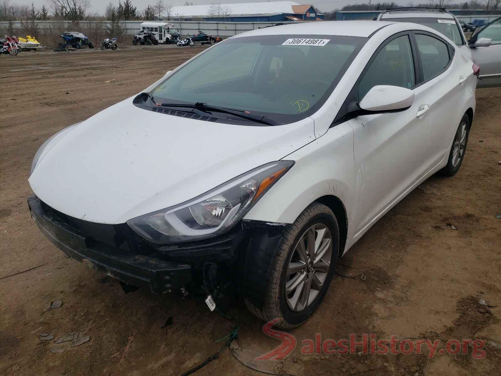 5NPDH4AE4GH768878 2016 HYUNDAI ELANTRA