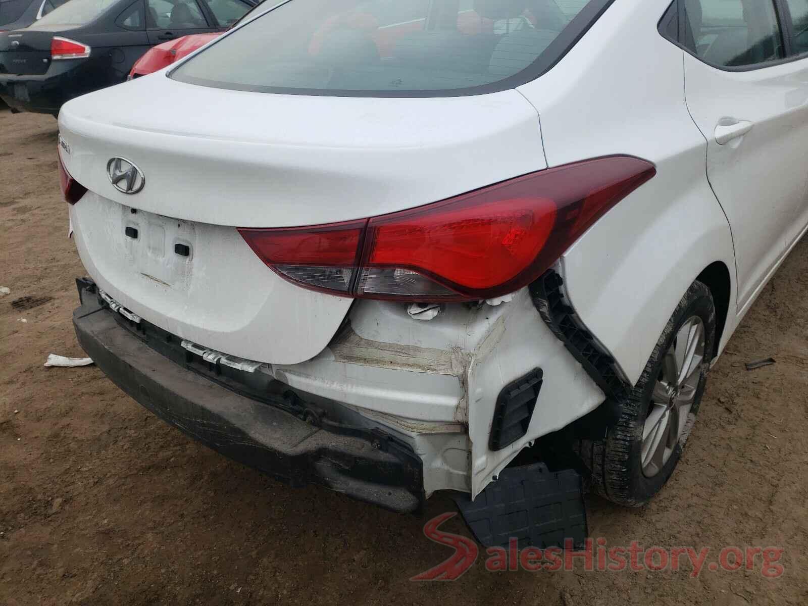 5NPDH4AE4GH768878 2016 HYUNDAI ELANTRA