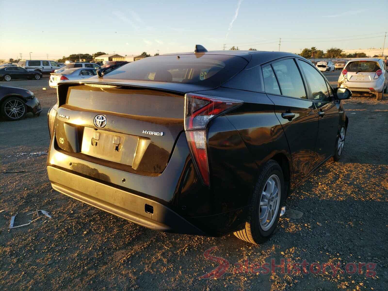 JTDKARFU8G3017965 2016 TOYOTA PRIUS