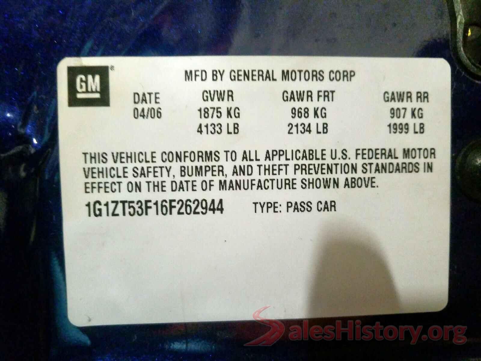 1GNSKJKC1JR243546 2006 CHEVROLET MALIBU