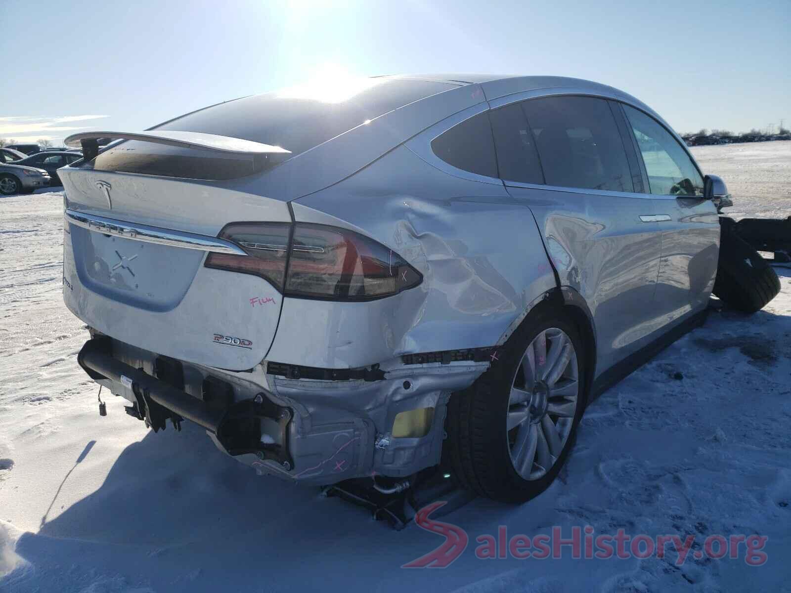 5YJXCAE42GF000732 2016 TESLA MODEL X