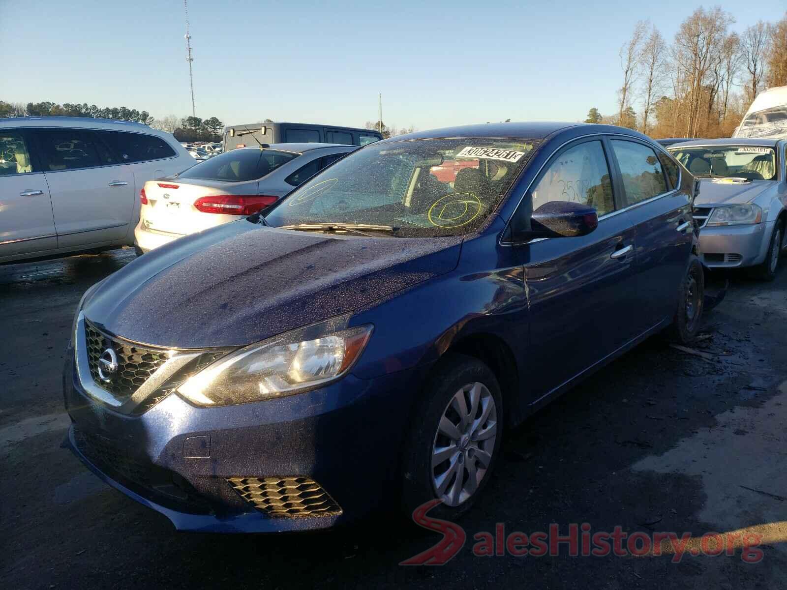 3N1AB7AP6KY355124 2019 NISSAN SENTRA