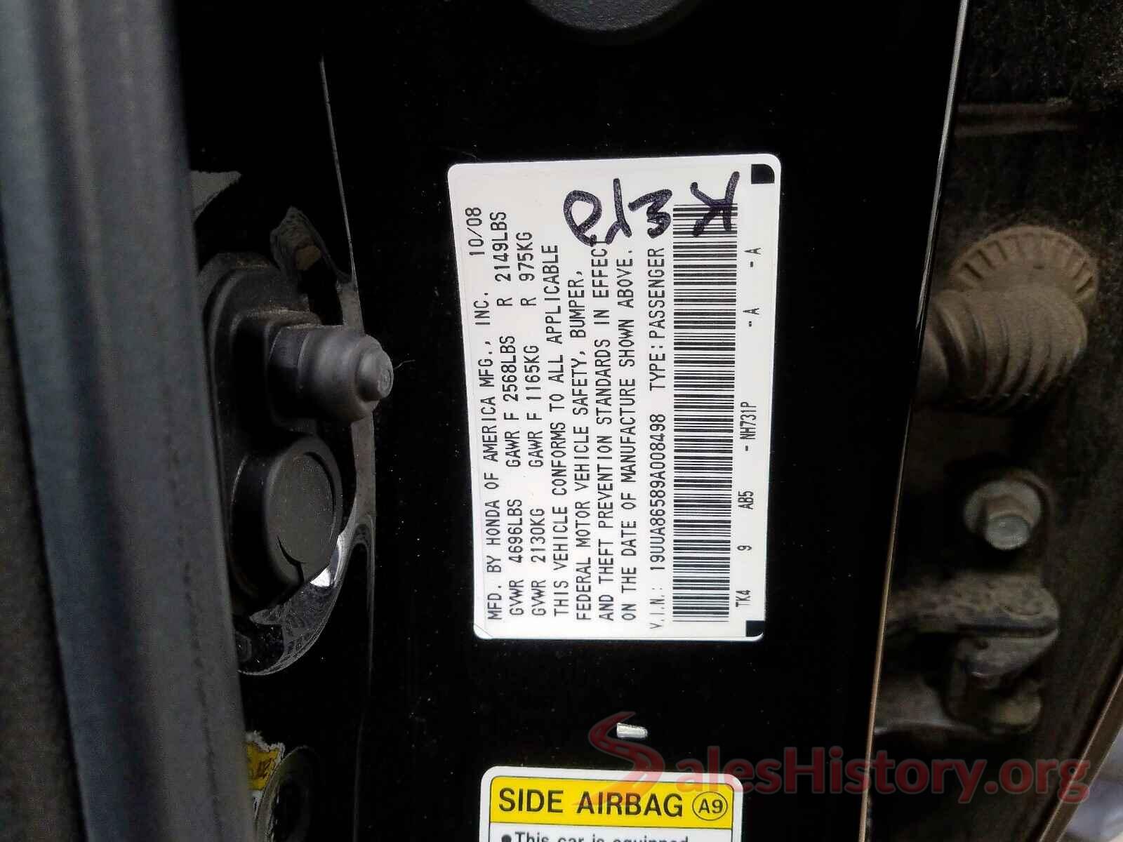 5XYPH4A15GG002823 2009 ACURA TL