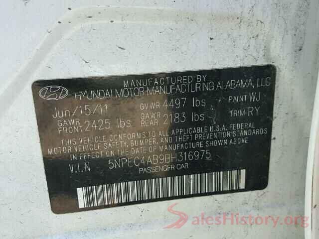 3N1AB7AP6HY289649 2011 HYUNDAI SONATA