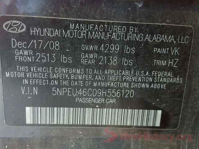 5NPE24AFXKH792075 2009 HYUNDAI SONATA