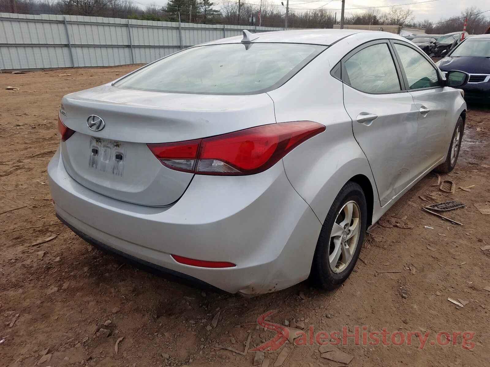 3N1AB8CV4MY251641 2014 HYUNDAI ELANTRA