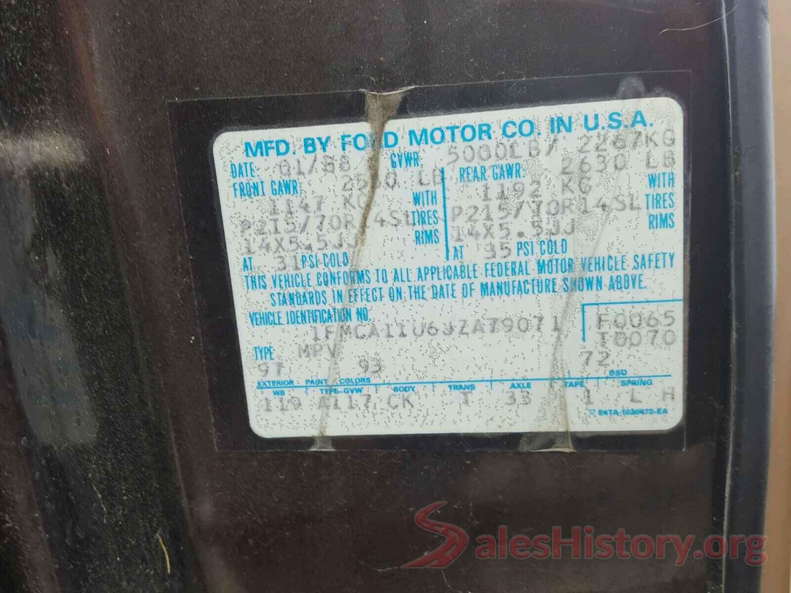 1HGCR3F84HA017117 1988 FORD AEROSTAR