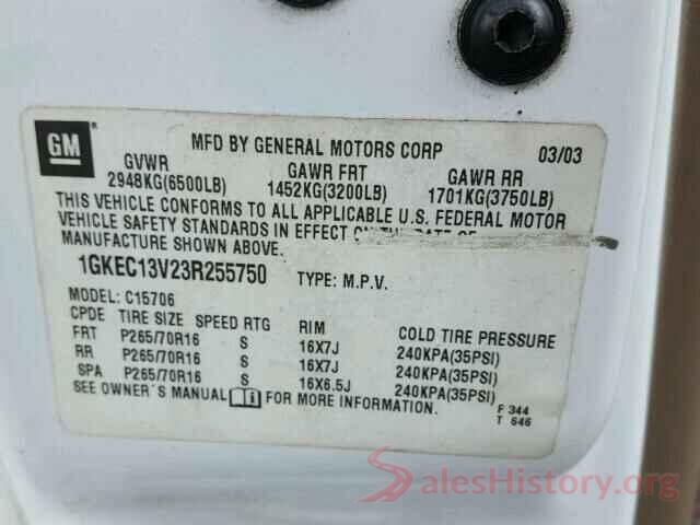 JTMF1RFV5KJ007022 2003 GMC YUKON