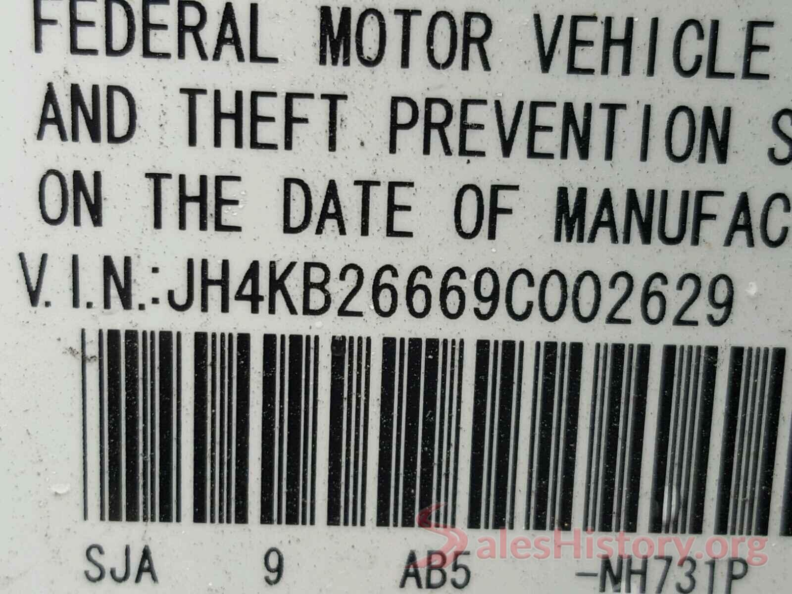 2FMPK3J86HBB44186 2009 ACURA 3.5 RL