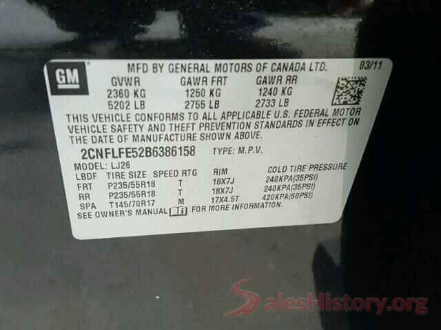 3KPFK4A79HE052219 2011 CHEVROLET EQUINOX