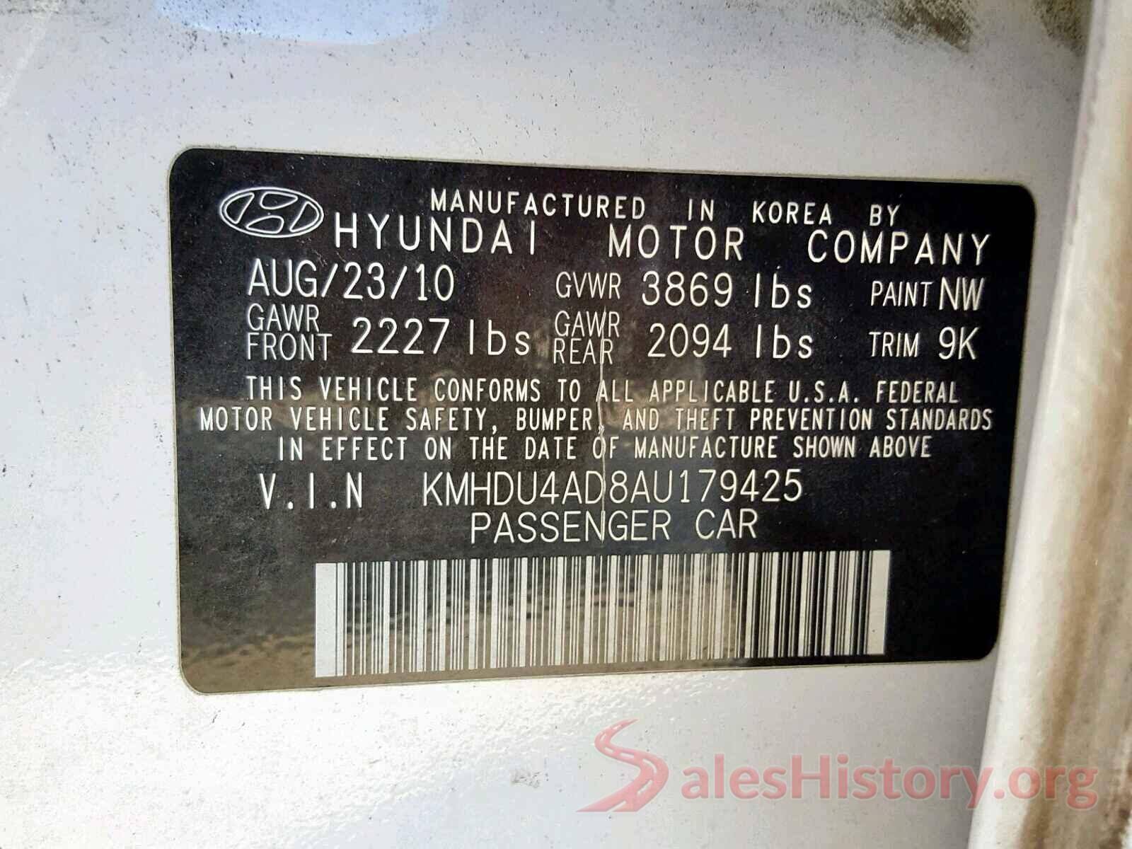 1C4PJMCB1GW290322 2010 HYUNDAI ELANTRA