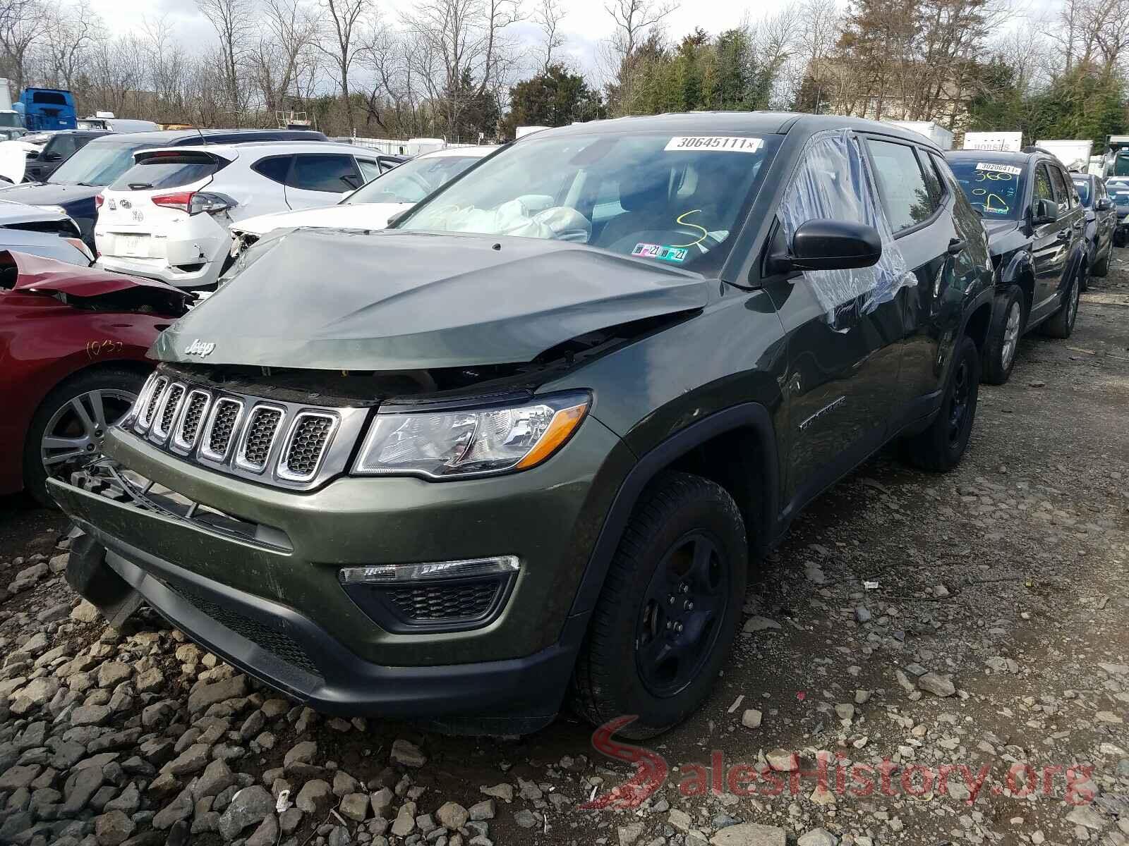 3C4NJDAB0JT132173 2018 JEEP COMPASS