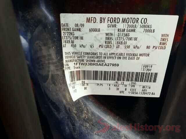 5YJYGDEE2LF017818 2010 FORD F350