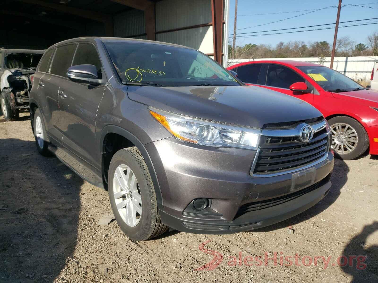 5TDZARFH3GS021406 2016 TOYOTA HIGHLANDER