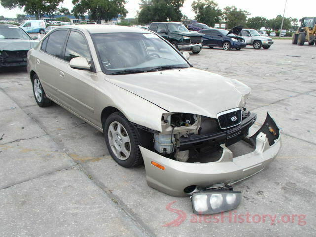 5YFBURHE0GP542054 2001 HYUNDAI ELANTRA