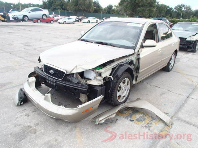 5YFBURHE0GP542054 2001 HYUNDAI ELANTRA