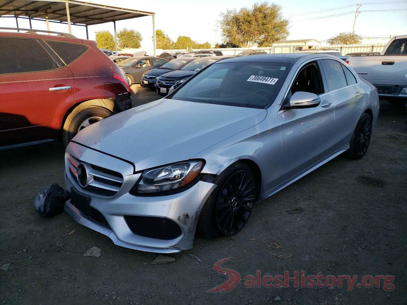 55SWF4JBXHU183855 2017 MERCEDES-BENZ C CLASS