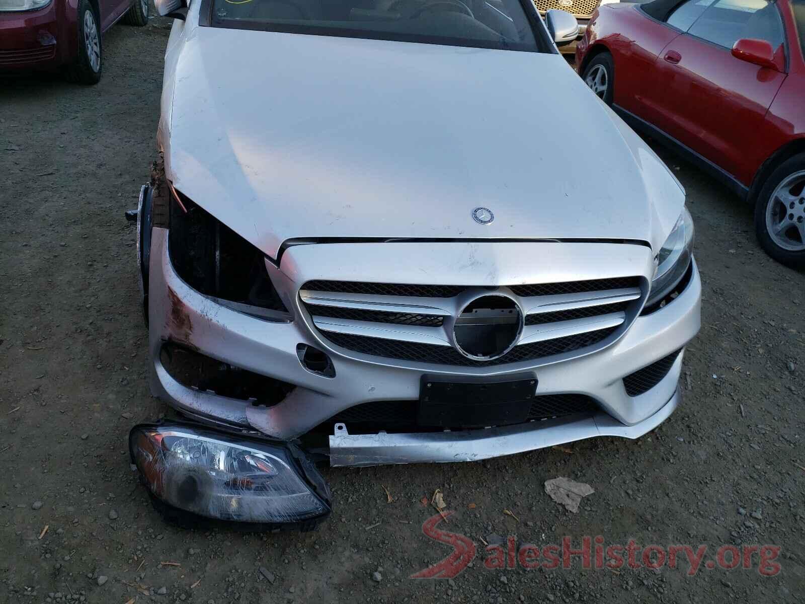 55SWF4JBXHU183855 2017 MERCEDES-BENZ C CLASS