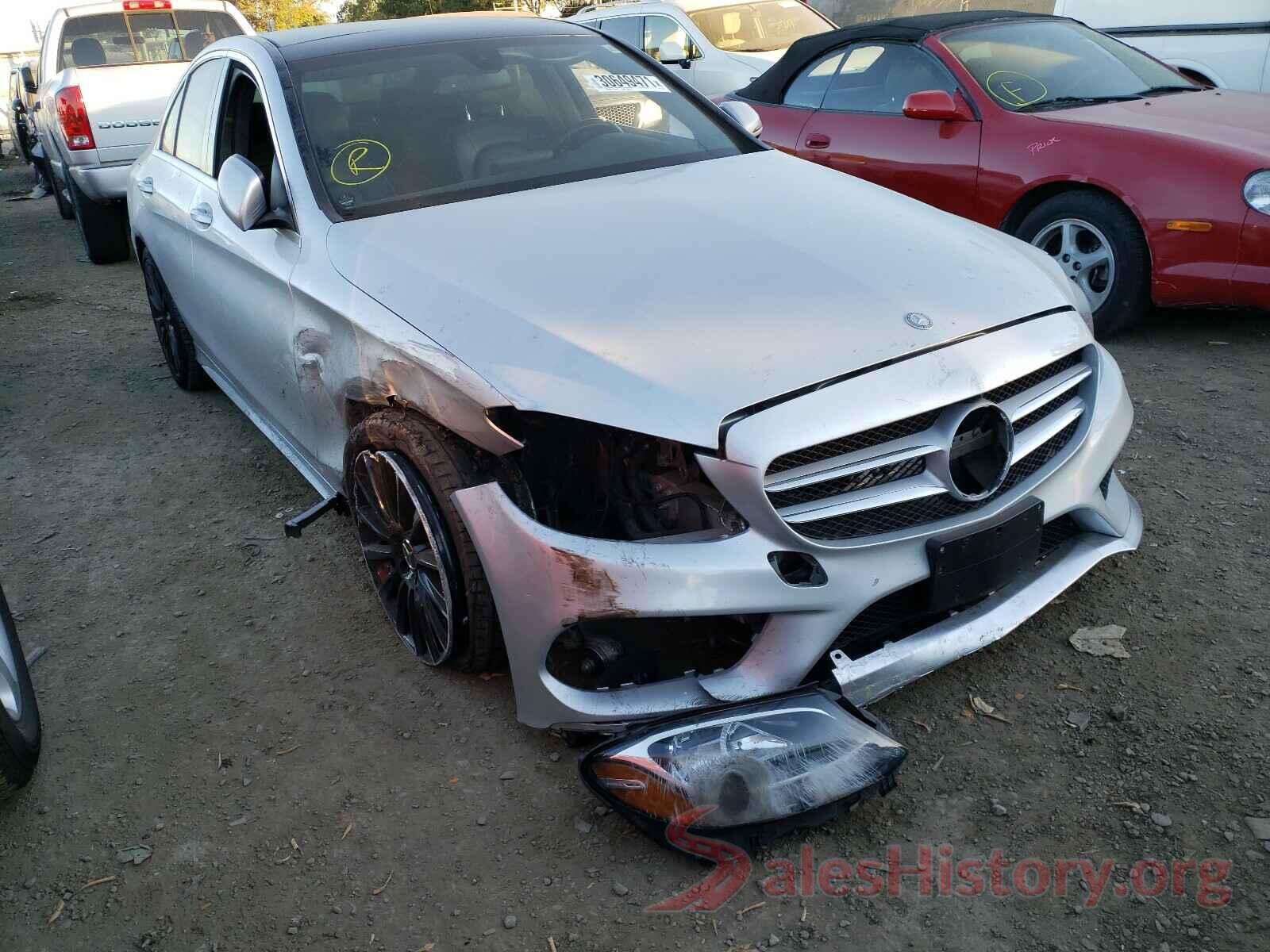 55SWF4JBXHU183855 2017 MERCEDES-BENZ C CLASS