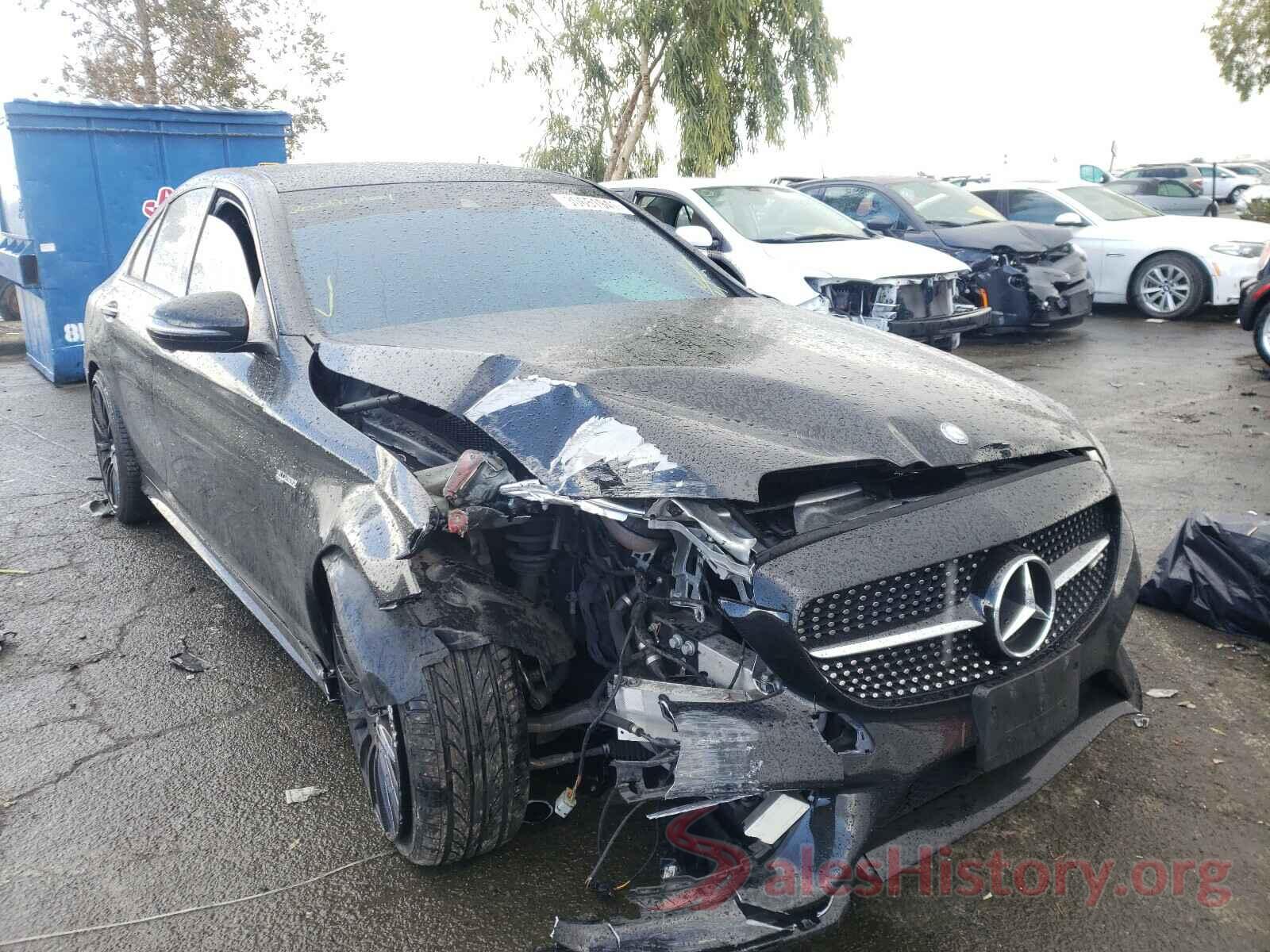 55SWF6EB1HU191381 2017 MERCEDES-BENZ C CLASS