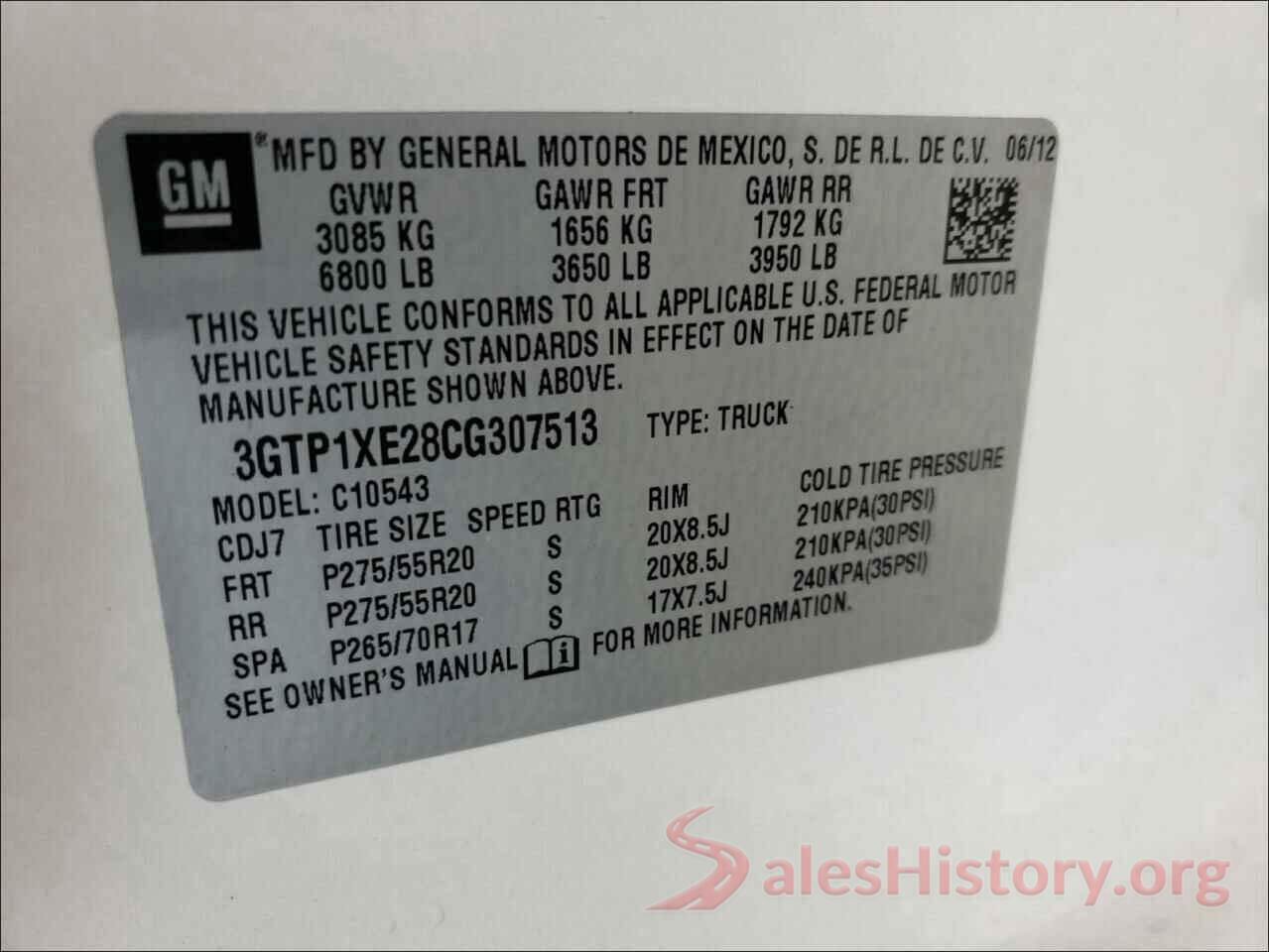 5YJ3E1EA7MF929583 2012 GMC SIERRA