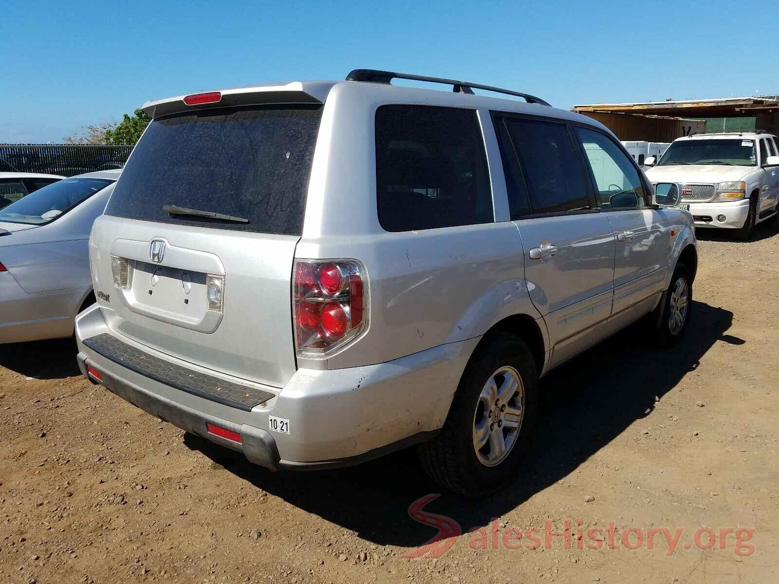 1C4BJWFG7HL523233 2008 HONDA PILOT