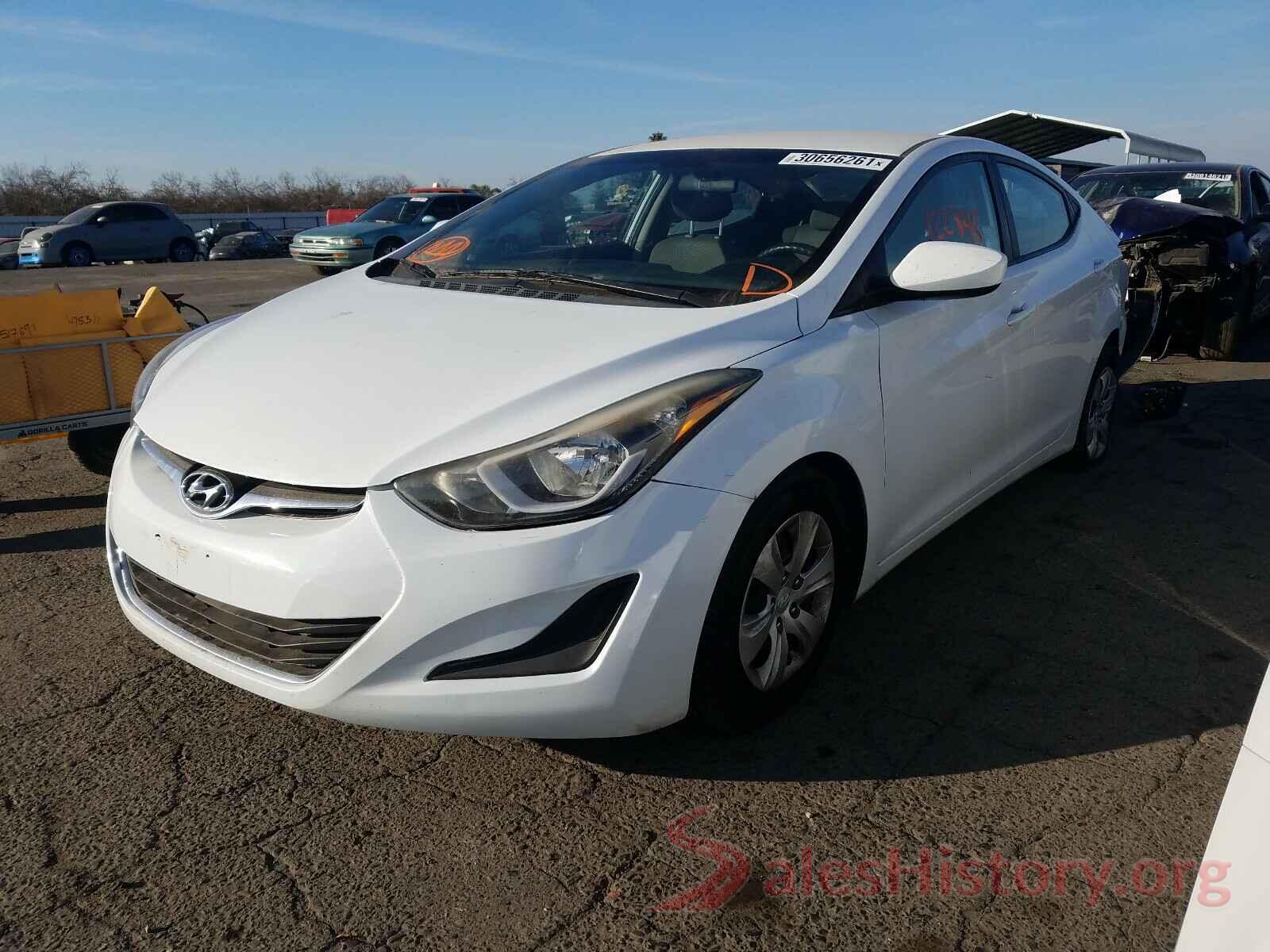 5NPDH4AEXGH717045 2016 HYUNDAI ELANTRA