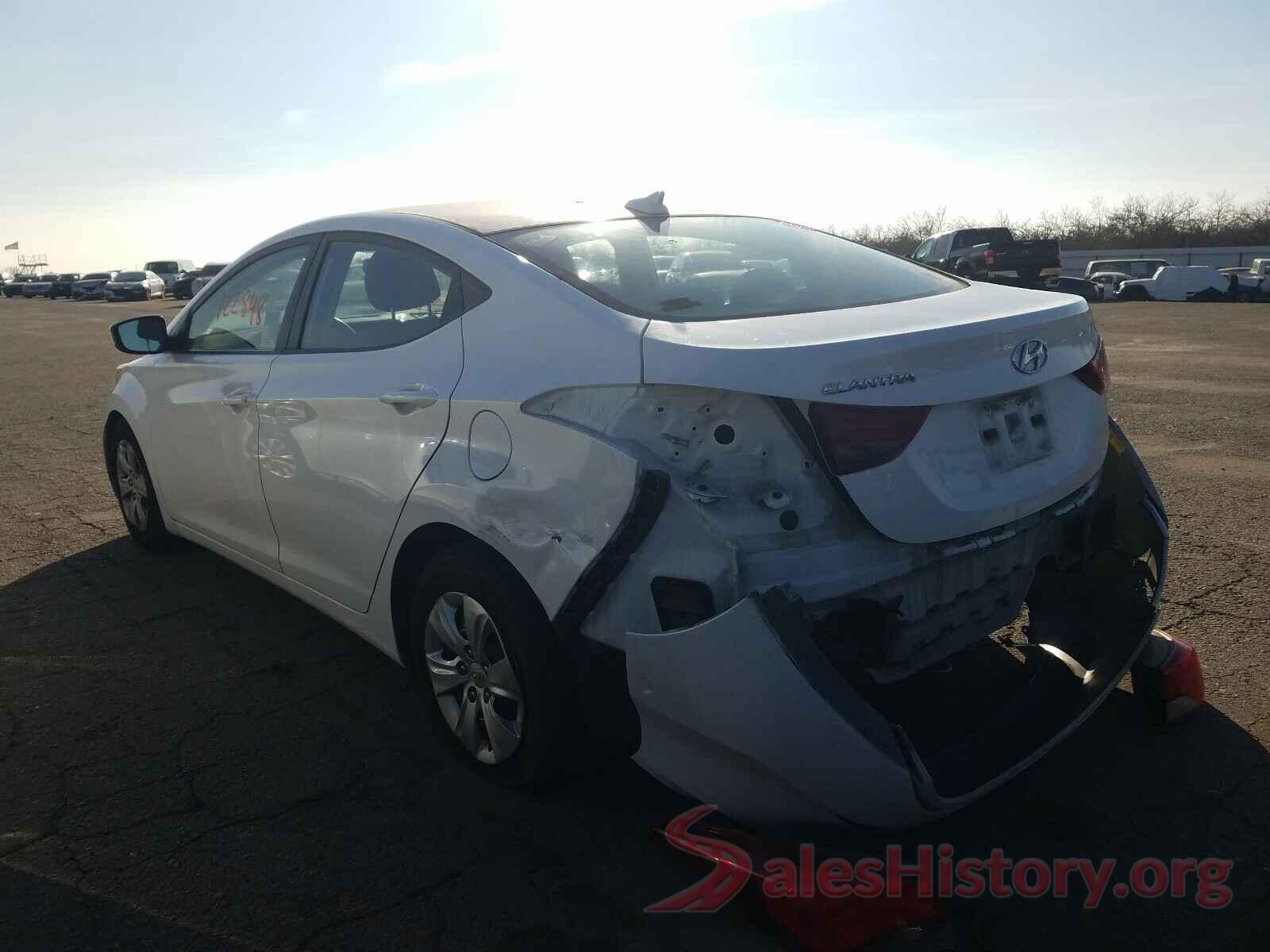 5NPDH4AEXGH717045 2016 HYUNDAI ELANTRA