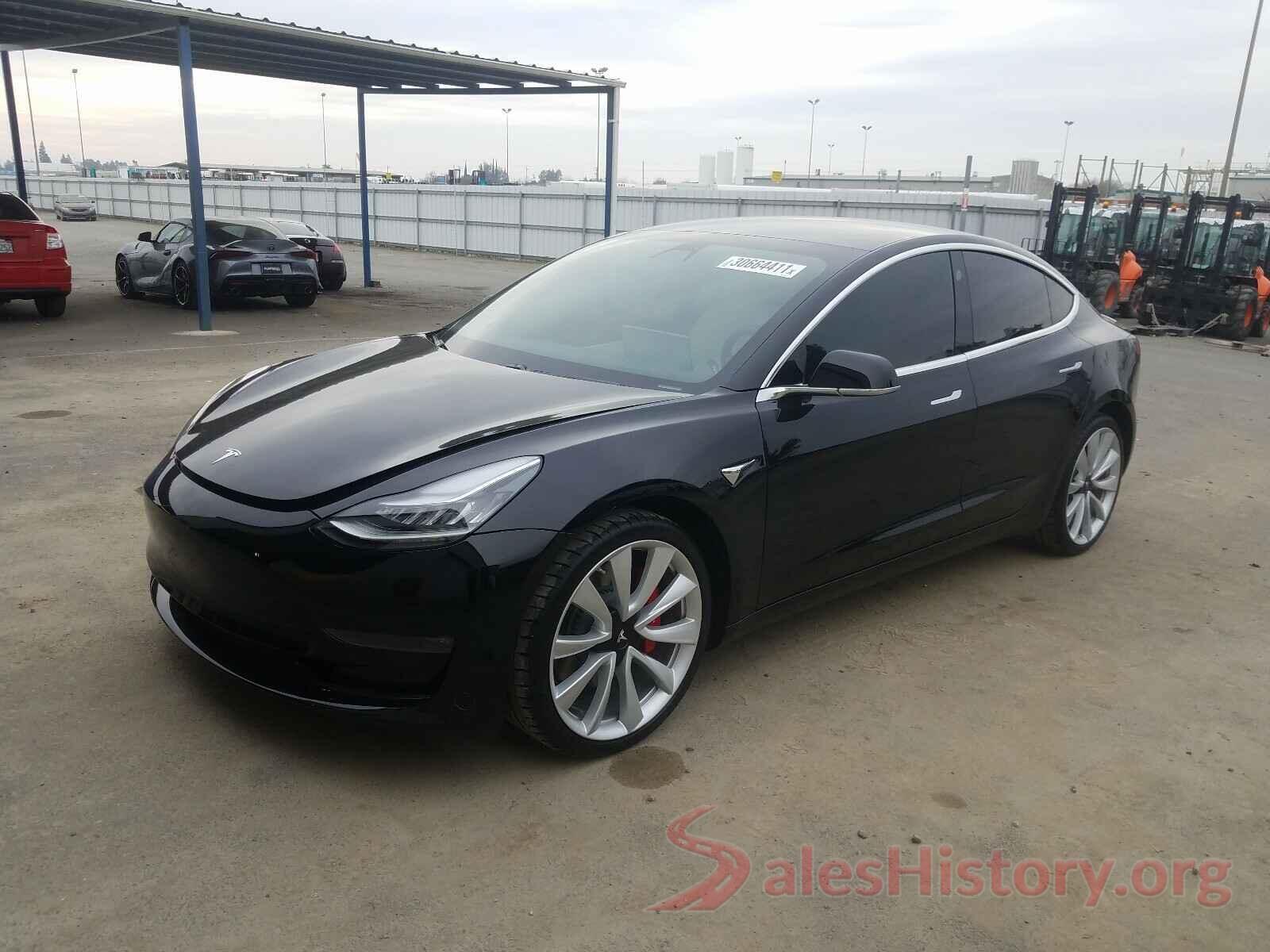 5YJ3E1EB1KF413693 2019 TESLA MODEL 3