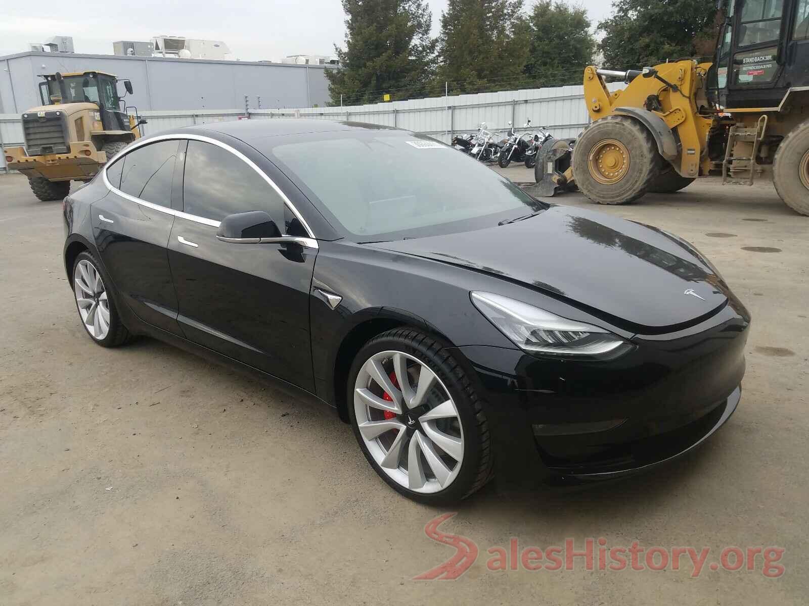 5YJ3E1EB1KF413693 2019 TESLA MODEL 3