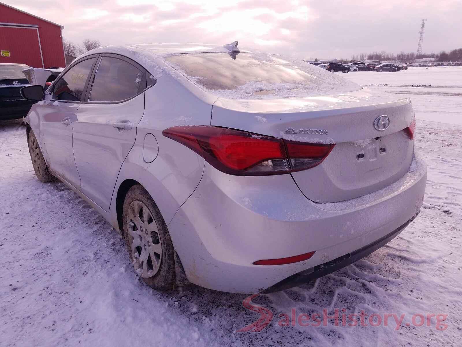 5NPDH4AEXGH772305 2016 HYUNDAI ELANTRA