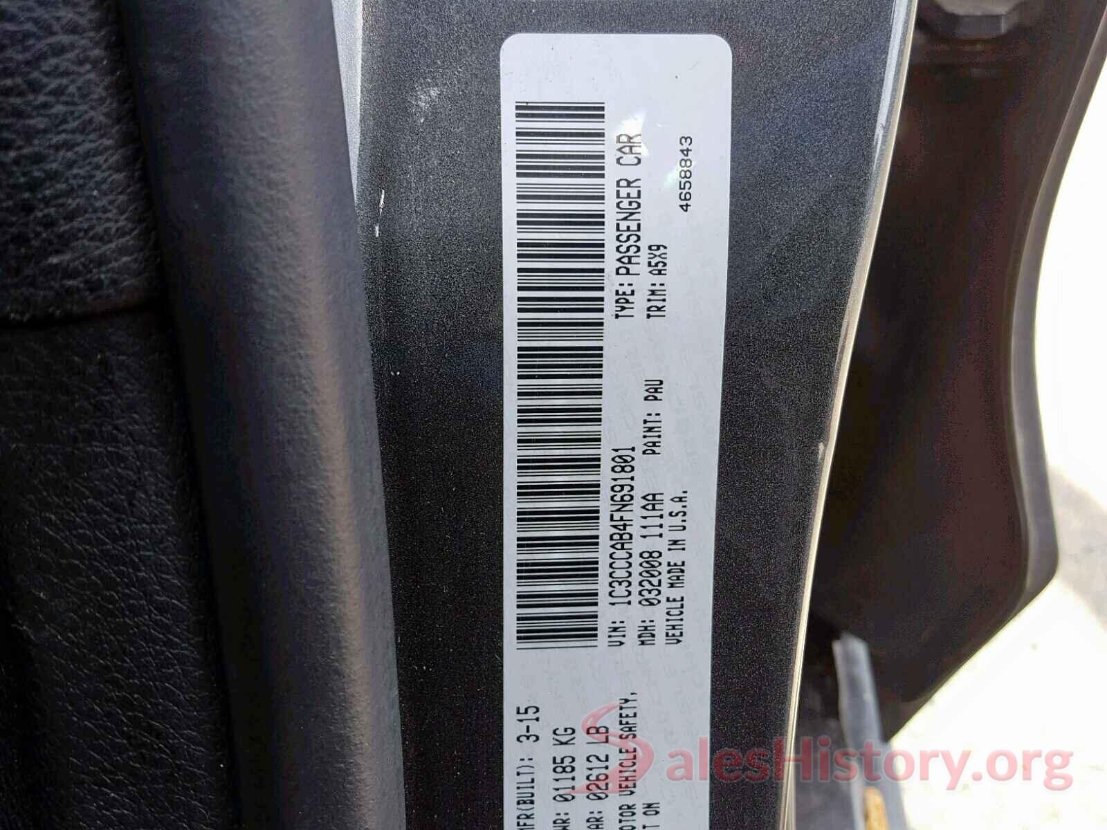 2T1BURHE8HC773303 2015 CHRYSLER 200