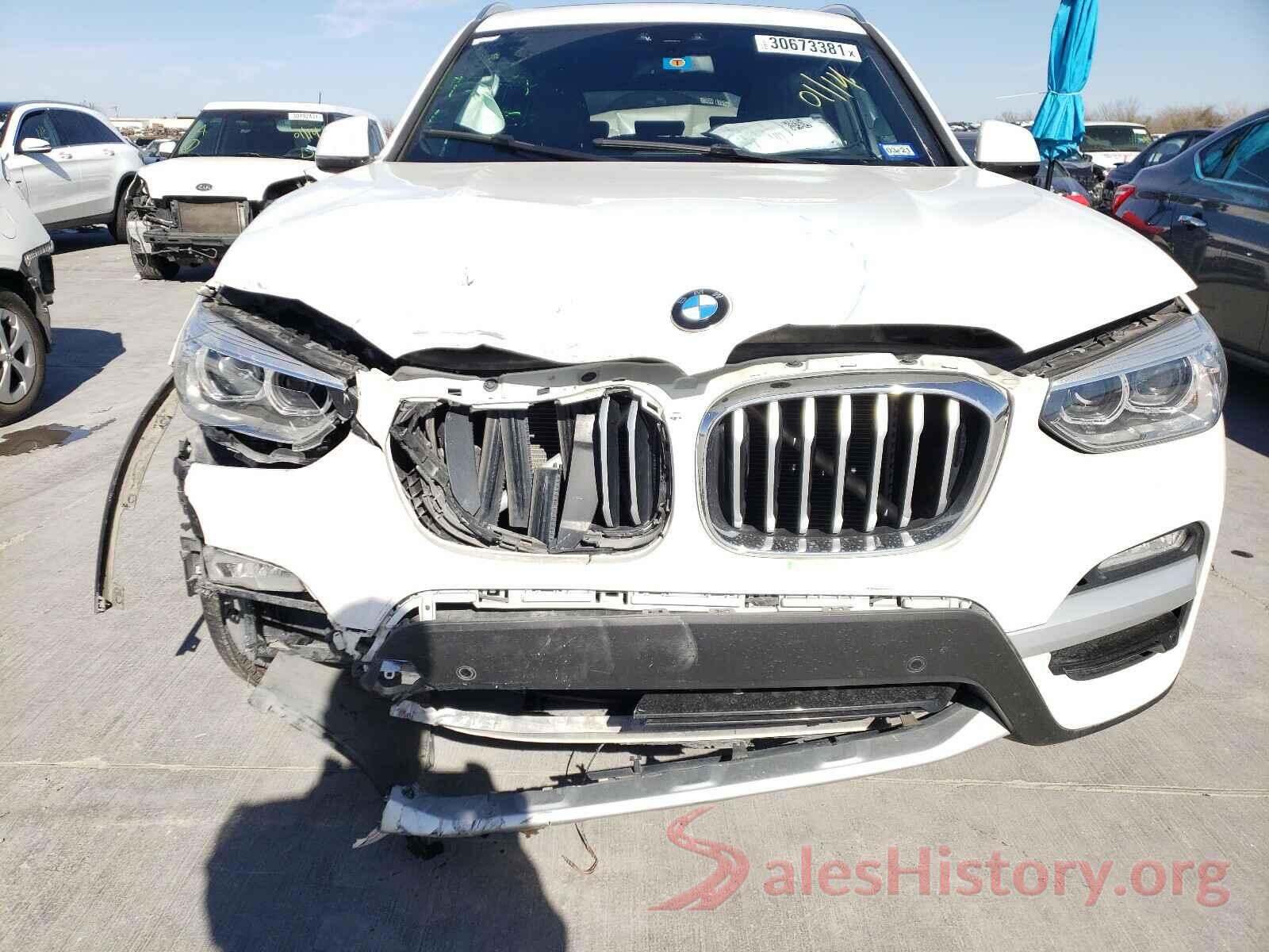 5UXTR7C53KLE88592 2019 BMW X3