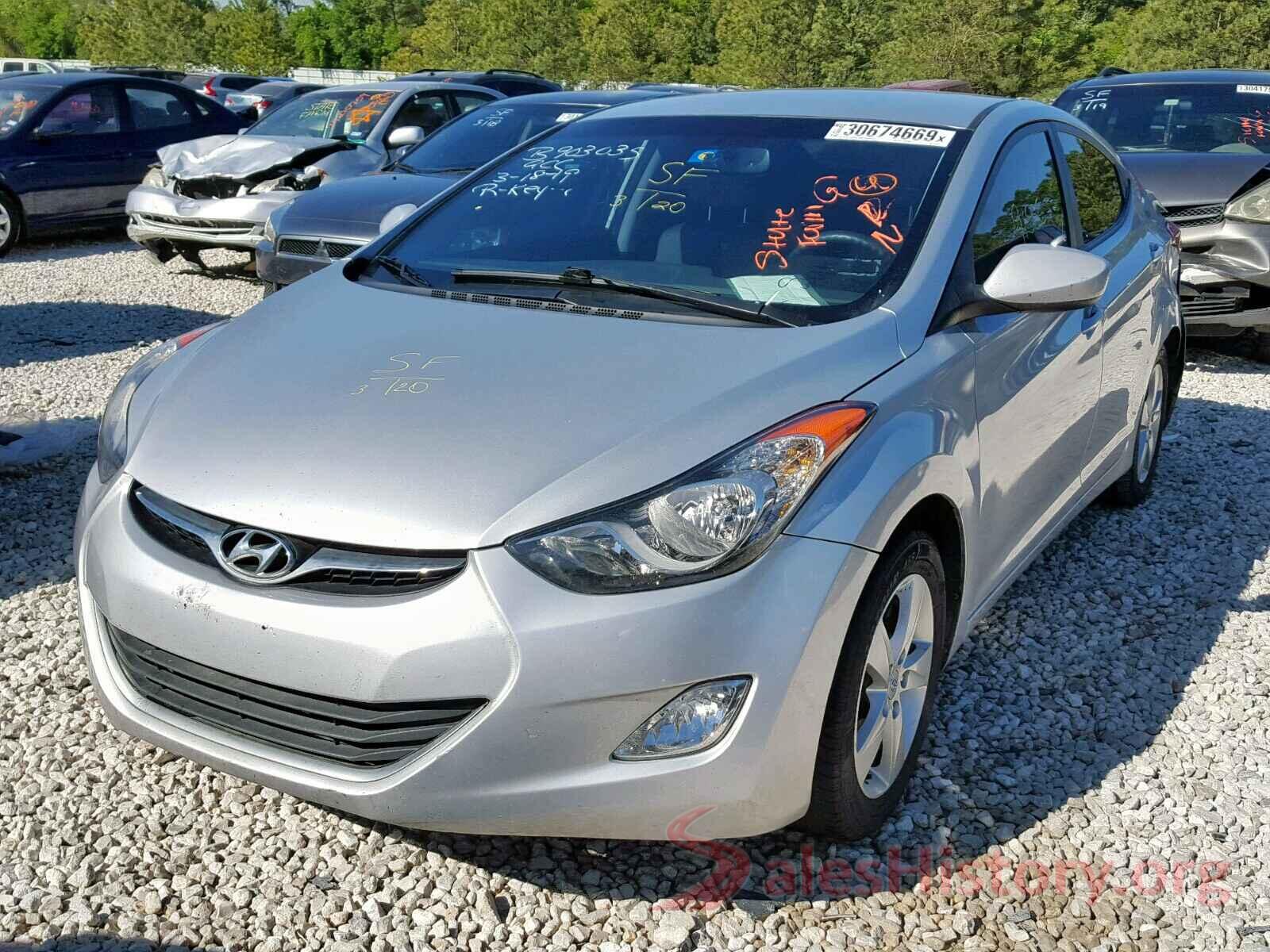 3VWDB7AJ7HM341901 2012 HYUNDAI ELANTRA