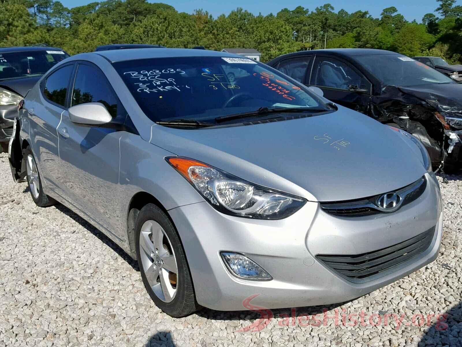 3VWDB7AJ7HM341901 2012 HYUNDAI ELANTRA