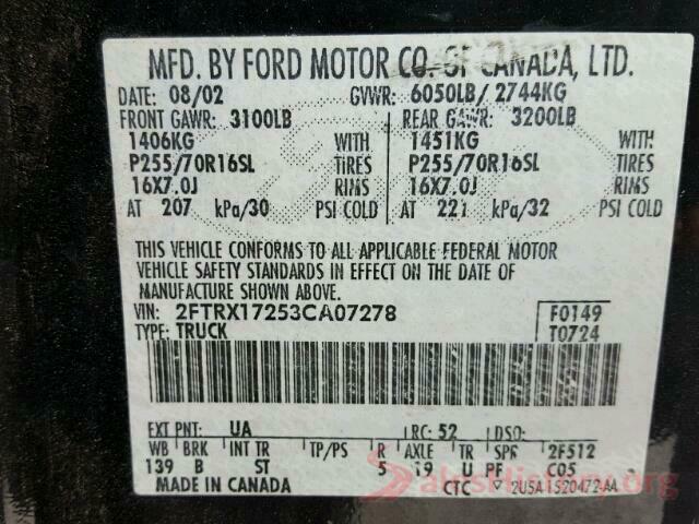 KNDJP3A56H7428671 2003 FORD F150