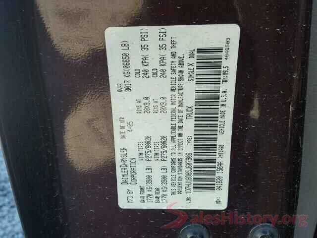 WDDUG8GB3JA405239 2005 DODGE RAM 1500