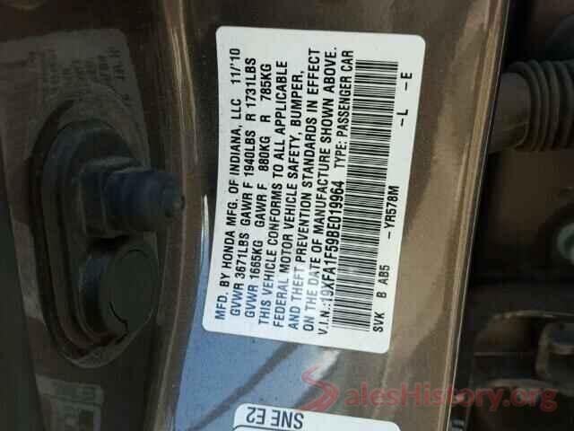 4T1B11HK5KU178804 2011 HONDA CIVIC