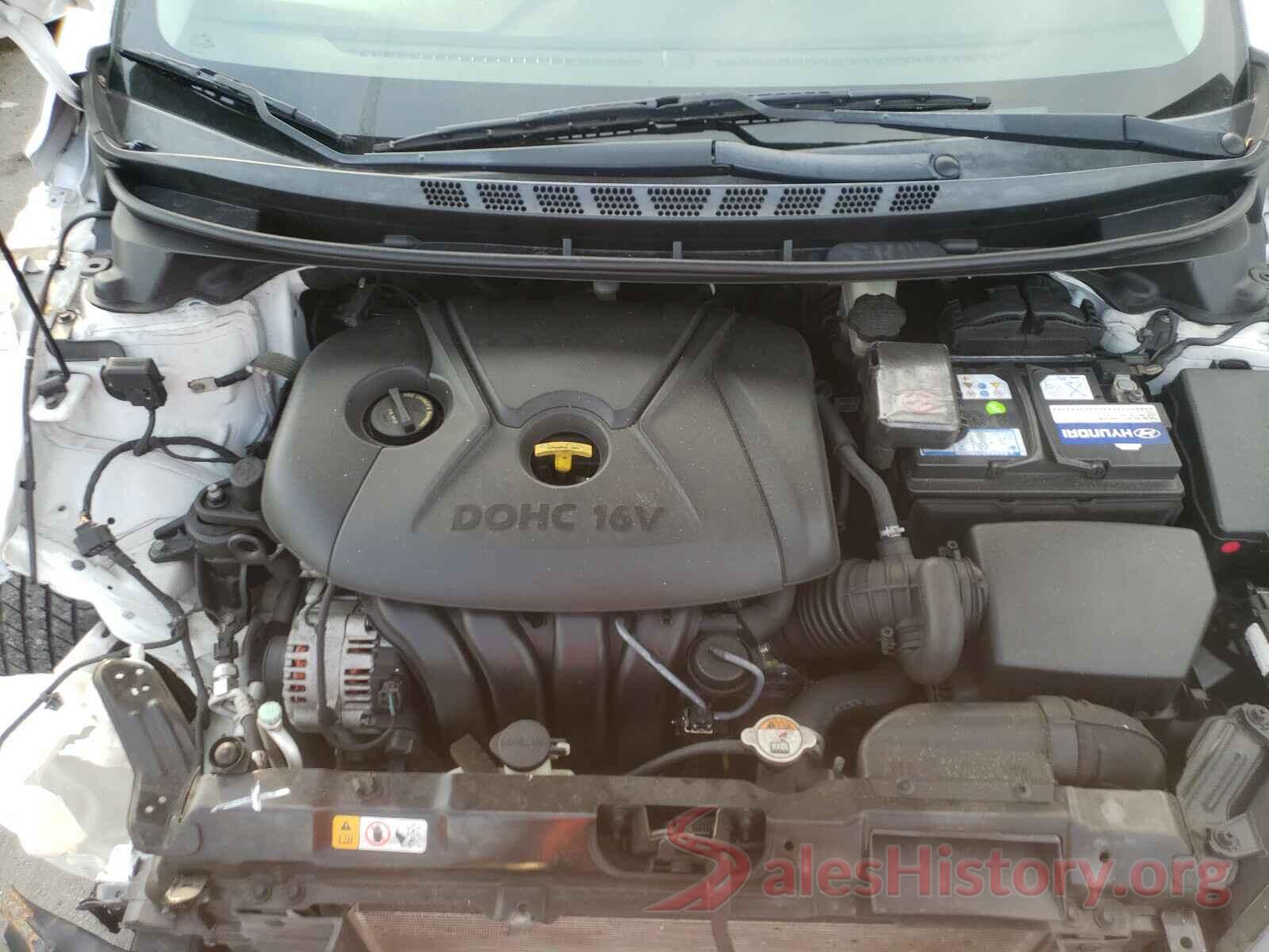 5NPDH4AE4GH769884 2016 HYUNDAI ELANTRA