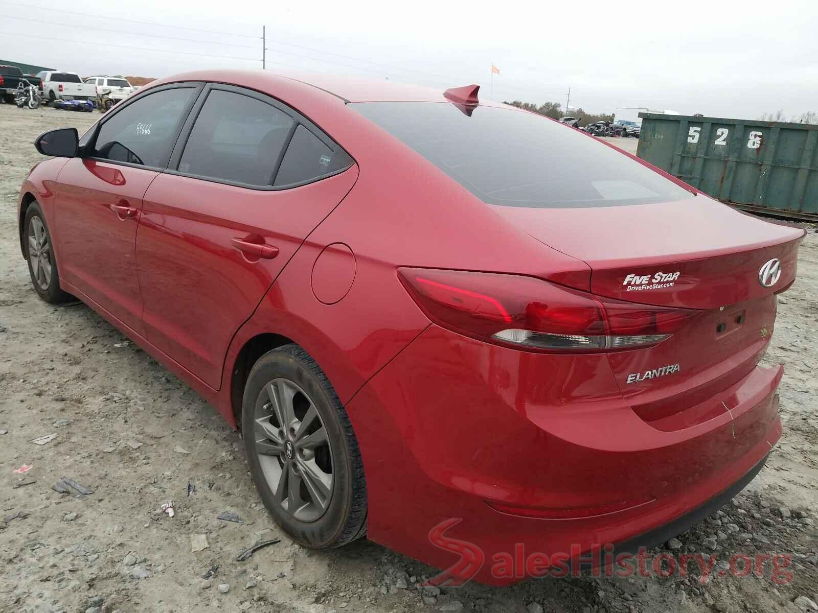 5NPD84LF5HH142845 2017 HYUNDAI ELANTRA