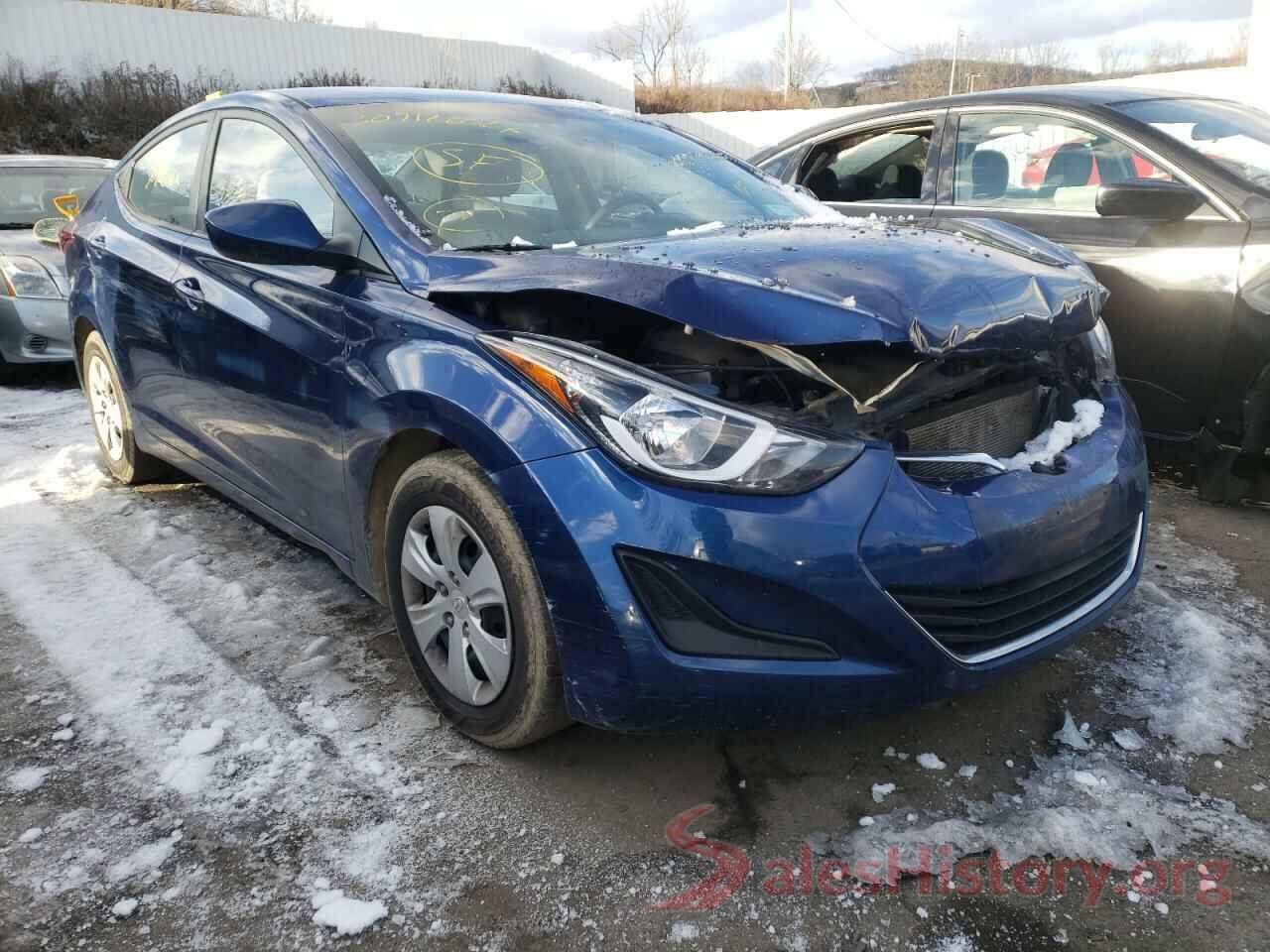 5NPDH4AE2GH788109 2016 HYUNDAI ELANTRA