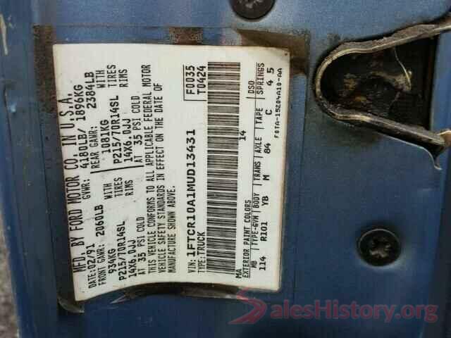 19XFC2F51GE203660 1991 FORD RANGER