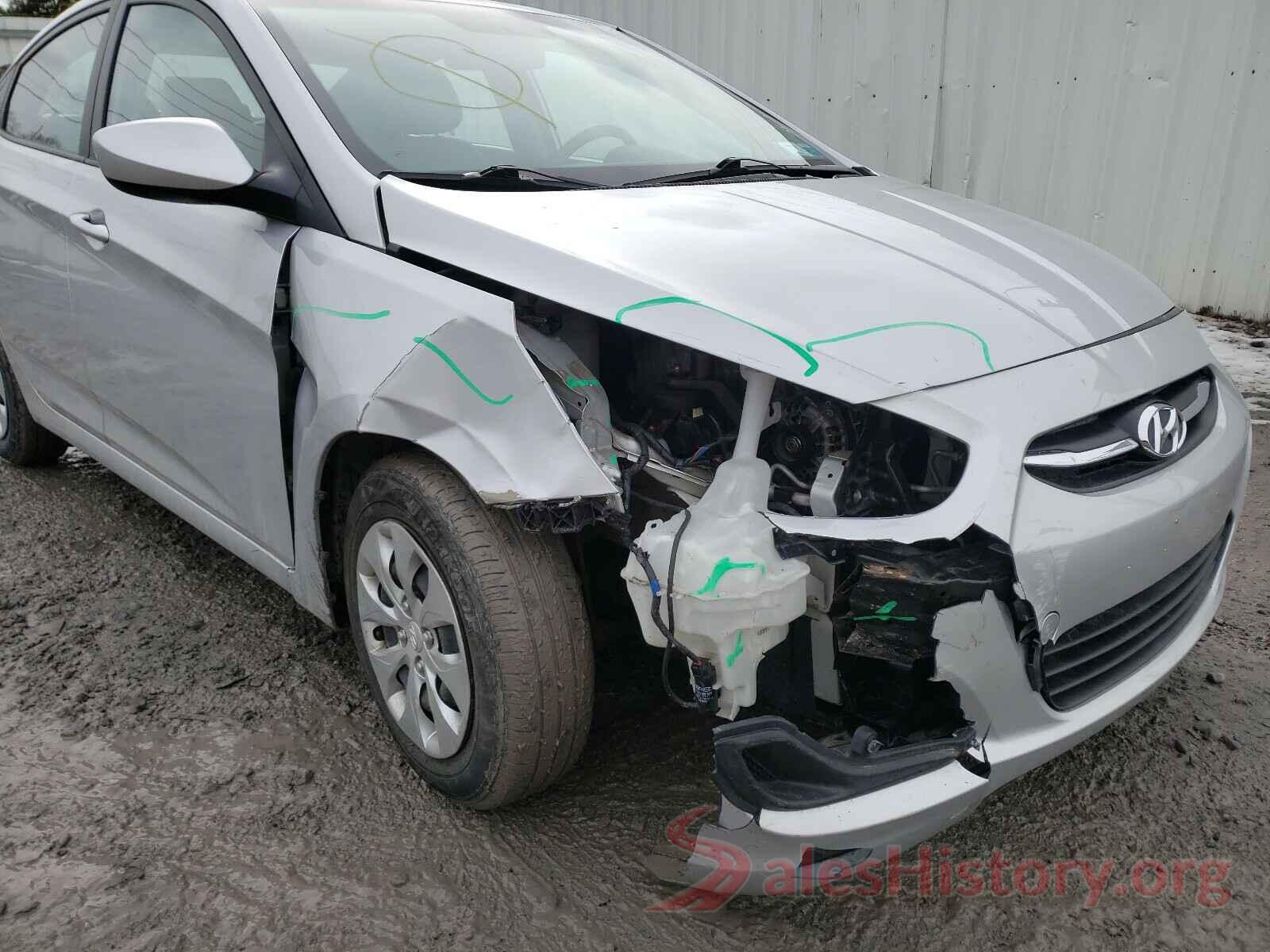 KMHCT4AE8GU969503 2016 HYUNDAI ACCENT